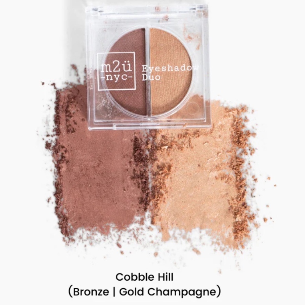NEW m2u nyc Eyeshadow Duo cobble hill​